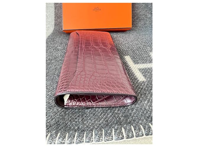 Constance Hermès Clutch-Taschen Bordeaux - Ansicht 5
