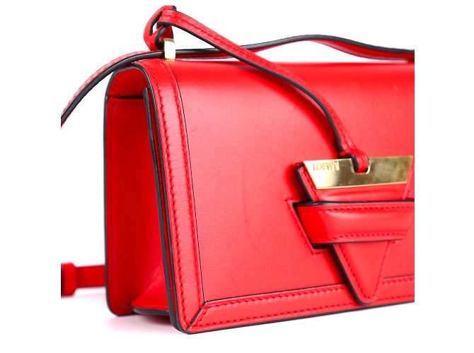 LOEWE - Bolsa de hombro Barcelona Roja - vista 5