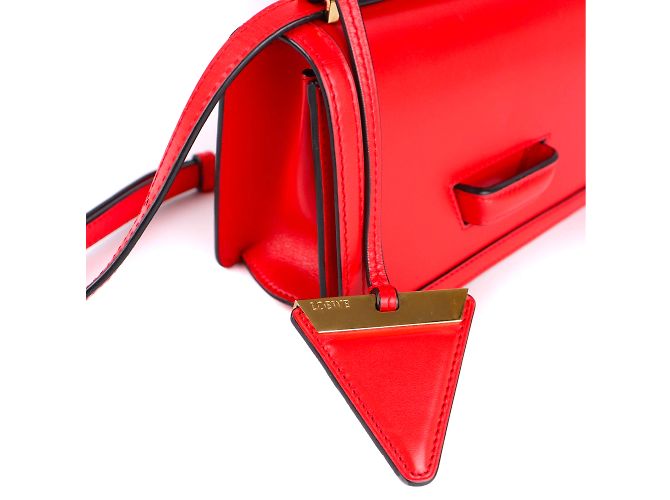 LOEWE - Bolsa de hombro Barcelona Roja - vista 7
