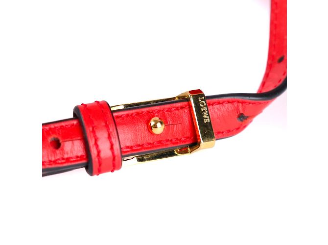 LOEWE - Bolsa de hombro Barcelona Roja - vista 8