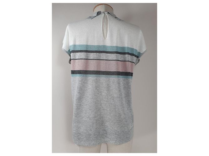 Top Laurèl in viscosa multicolore - vista 4