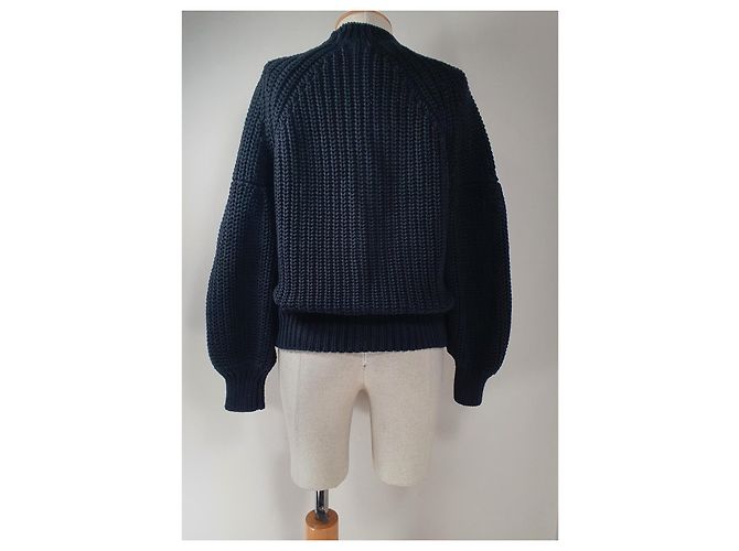 Autre Marque Chaqueta de punto Repeat Negra de Algodón Negro - vista 3