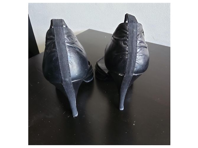 Sandali Pierre Hardy in pelle nera Nero - vista 7