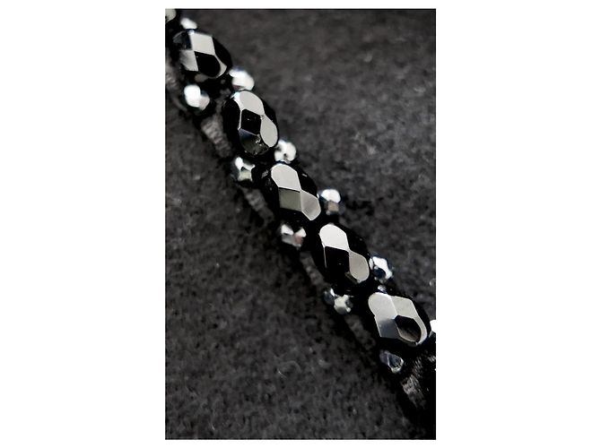 Chanel 07Eine Paris-MonteCarlo-Perlen-Smokinghose Schwarz - Ansicht 5