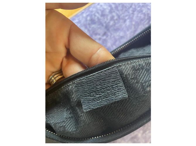 Borsa Gucci Hobo in pelle nera Jackie Nero - vista 6