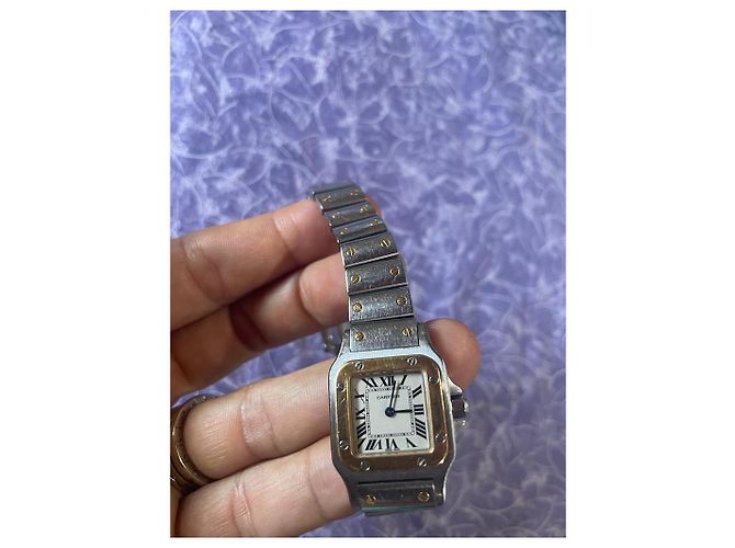 Cartier SANTOS ACCIAIO E ORO Metallico - vista 3