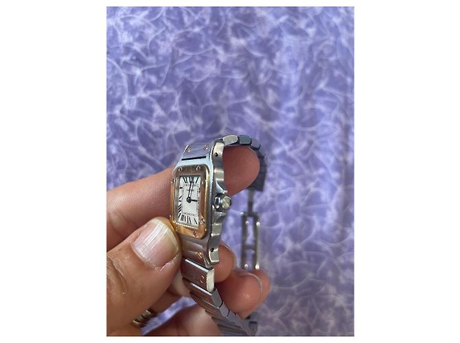 Cartier SANTOS ACCIAIO E ORO Metallico - vista 4