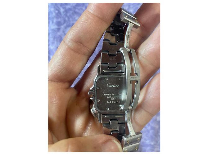 Cartier SANTOS ACCIAIO E ORO Metallico - vista 5