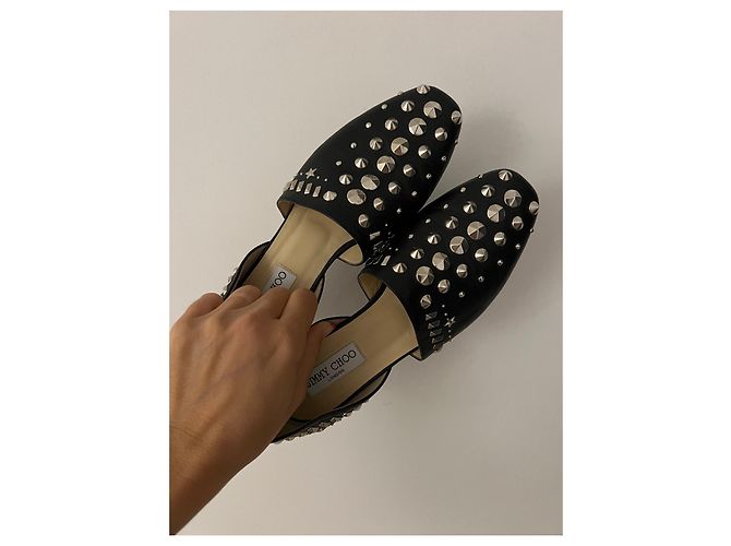 ballerina mocassino jimmy choo Nero - vista 2