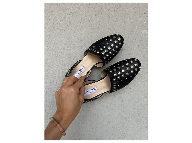 ballerina mocassino jimmy choo Nero - vista 5