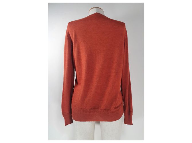 Etro Strickjacke Orange aus Kaschmir und Seide - Ansicht 4