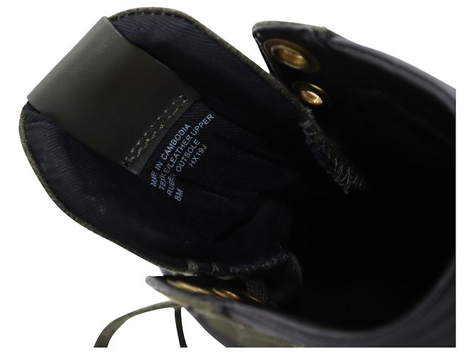 Sneakers Michael Kors Keegan High Top in tela verde - vista 5