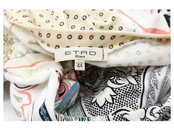Etro Abito Casual Stampa Manica Corta in Cotone Multicolor Stampa python - vista 3