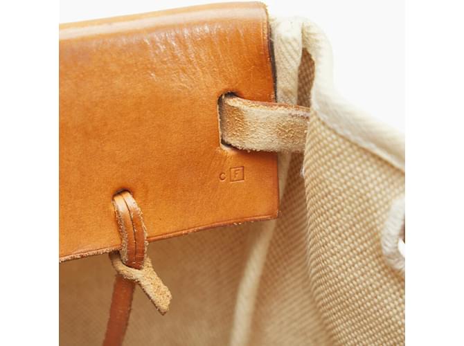Hermès Toile Herbag Cabas MM Beige - vista 5