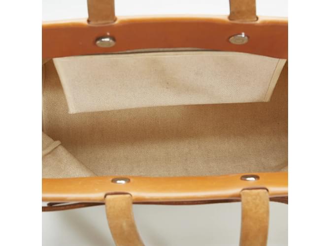 Hermès Toile Herbag Cabas MM Beige - vista 8