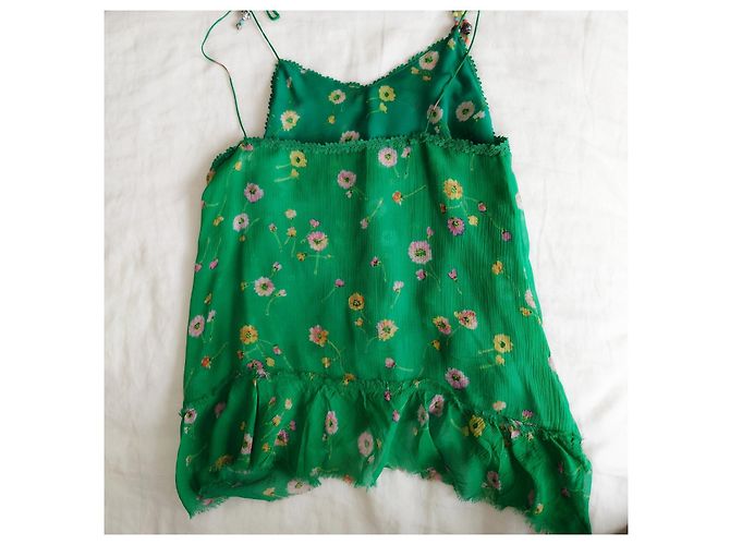 Top floral de The Kooples Verde - vista 7