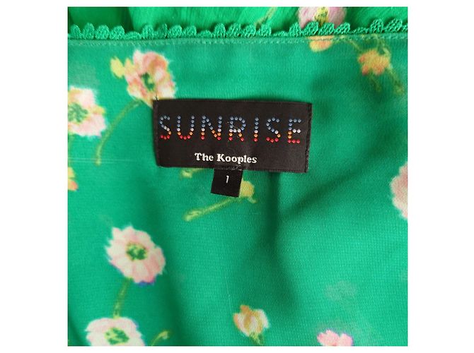 Top floral de The Kooples Verde - vista 9