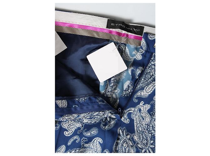 Pantalones Etro Azul Multicolor de Viscosa - vista 3
