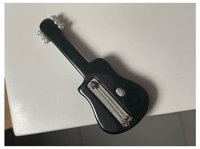 Chanel Pins & Broschen Schwarz Blau - Ansicht 3