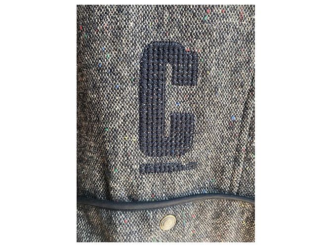 Autre Marque Onia Tweed-Stoßfängerjacke Braun Schwarz Karamell - Ansicht 6