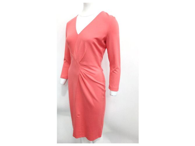 Vestido Escada coral de viscosa - vista 2