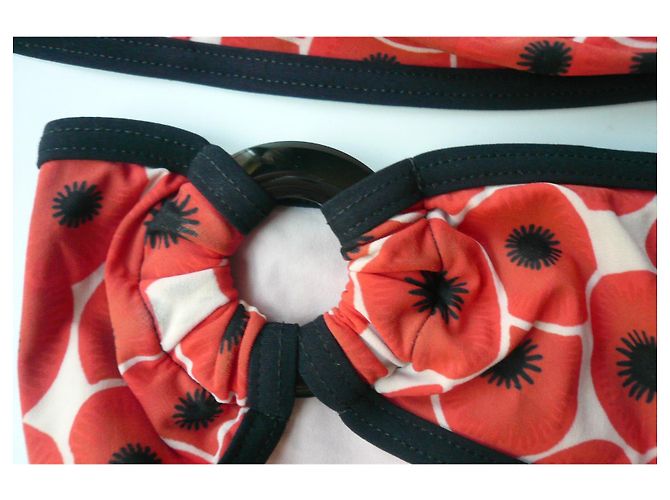 Hermès HERMES Costume due pezzi Coquelicot BE T40 fr Multicolore - vista 2