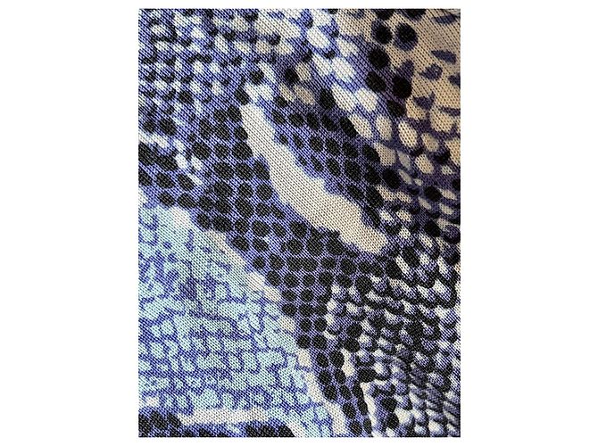 Diane Von Furstenberg DvF Seidenwickelkleid Julian Mini Blau - Ansicht 2