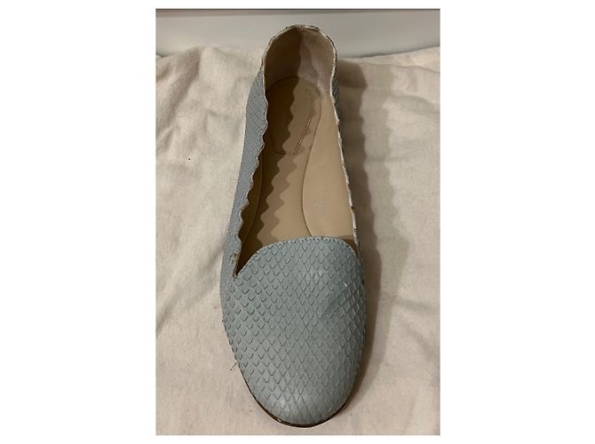 Chloé Lauren Mokassins aus Python blau - Ansicht 4