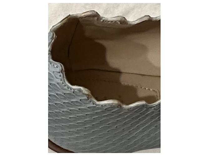 Chloé Lauren Mokassins aus Python blau - Ansicht 5