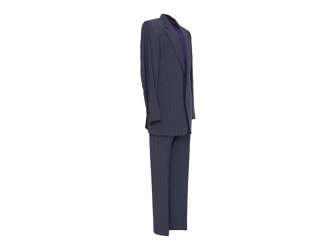 Abito Paul Smith in lana e seta blu - vista 3
