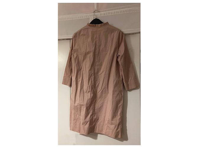 Cos Kleid aus rosa Baumwolle mit Rüschen Größe 34 Pink - Ansicht 2