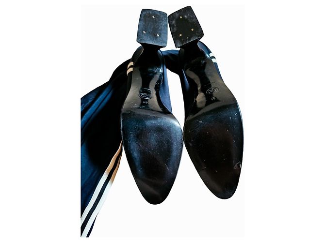 Vintage Chanel-Stiefel Schwarz - Ansicht 3