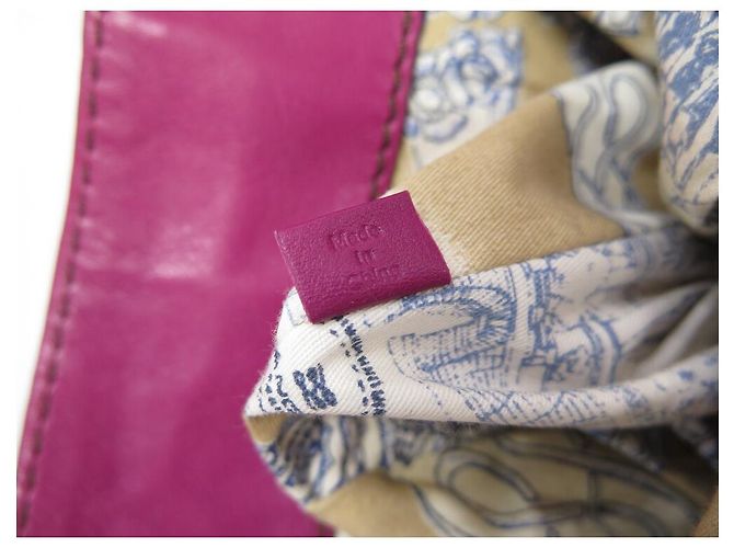 LANCEL PREMIER FLIRT MM A BOLSA02185 BOLSA DE MÃO DE CROCO ROSA - vista 10