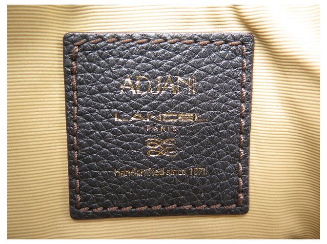 BOLSA DE MÃO LANCEL ADJANI GM EM COURO GRANADO MARROM BOLSA DE MÃO DE COURO MARROM - vista 12