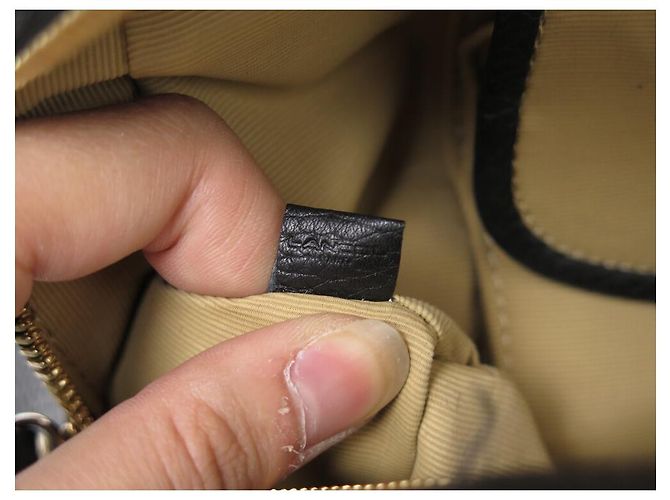 BOLSA DE MÃO LANCEL ADJANI GM EM COURO GRANADO MARROM BOLSA DE MÃO DE COURO MARROM - vista 16