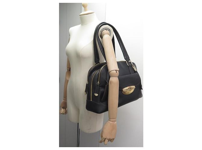BOLSA DE MÃO LANCEL ADJANI GM EM COURO GRANADO MARROM BOLSA DE MÃO DE COURO MARROM - vista 5