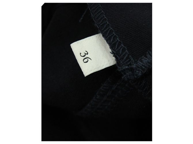 Kleid mit Rüschenkragen von Sandro Clay aus marineblauer Polyester-Viskose - Ansicht 5