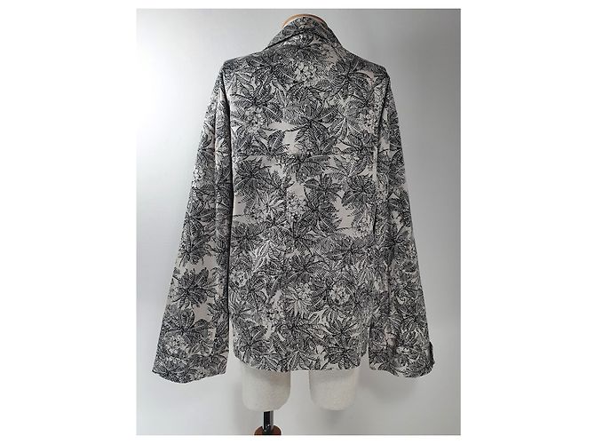 Jaqueta Shirtaporter de algodão oversize Multicor - vista 5