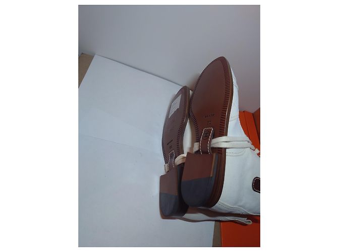 Taglia stivale con lacci in tessuto Chanel 37 US 7 UK 4 AU 6 Grigio - vista 17