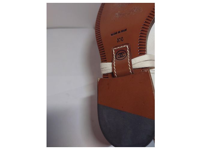Taglia stivale con lacci in tessuto Chanel 37 US 7 UK 4 AU 6 Grigio - vista 18