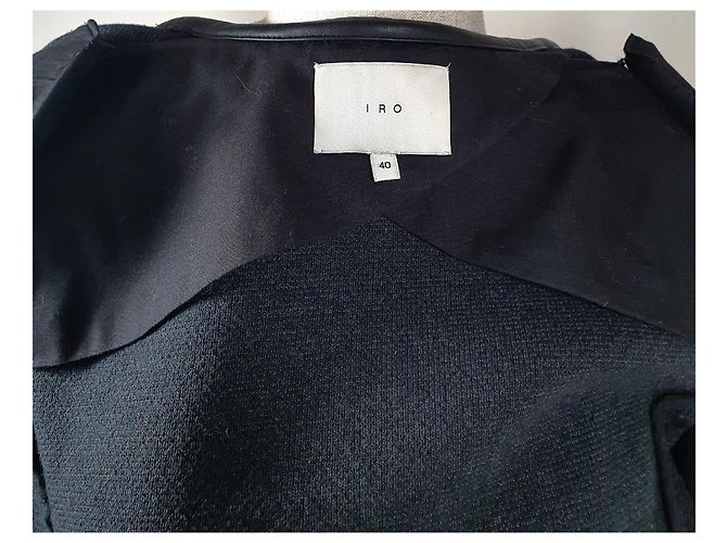 Iro Giacca Clever con Cerniera Nera Nero - vista 6