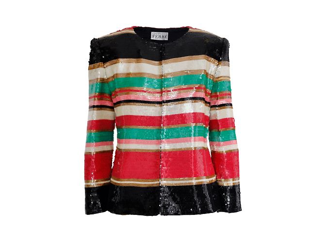 Gianfranco Ferré Abito Vintage Con Giacca Multicolore - vista 6