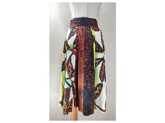 Falda Vanessa Bruno de algodón y elastano Talla 42 Multicolor - vista 2