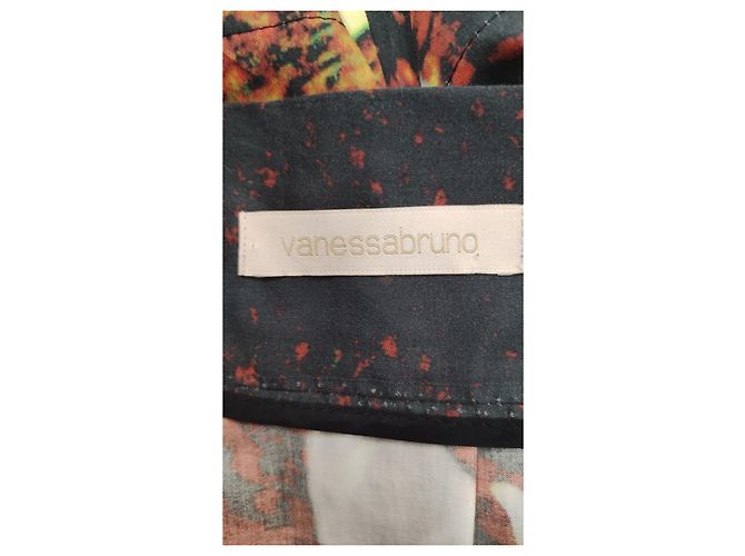 Falda Vanessa Bruno de algodón y elastano Talla 42 Multicolor - vista 3