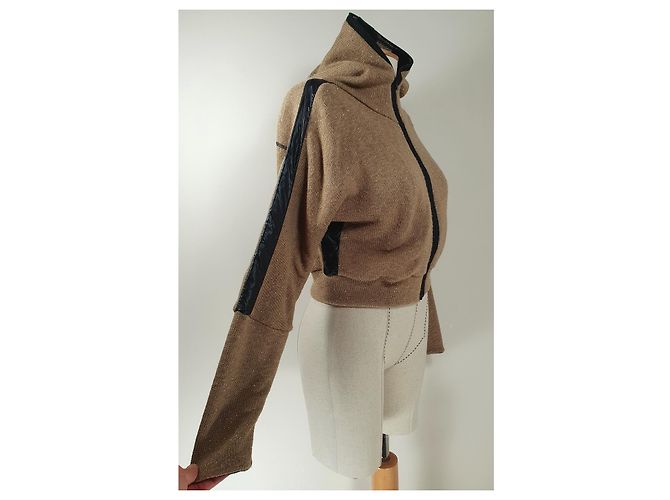 Autre Marque Demobaza Hoodie Strickjacke Wolle Acryl Mehrfarben - Ansicht 3