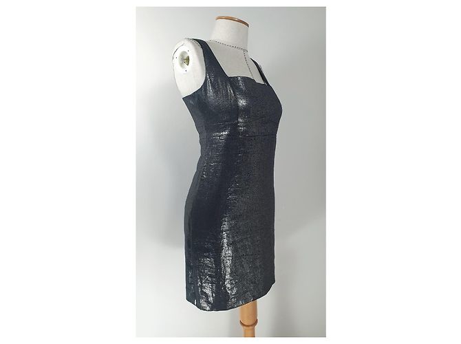 Versace Jeans Couture Kleid Grau Silbrig Anthrazitgrau - Ansicht 3
