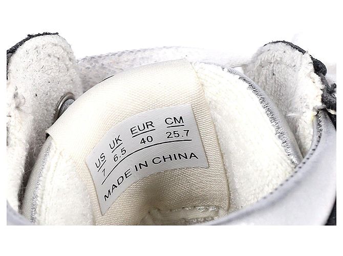 Isabel Marant Sneakers Bresse Metallic Colorblock High-Top in pelle multicolor - vista 7