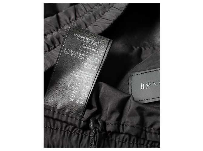 Alexander Wang x H&M Paneled Jogger Pants aus schwarzem Kunstleder - Ansicht 4