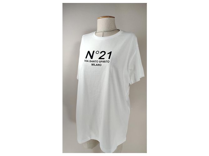 T-shirt in cotone bianco No 21 - vista 2