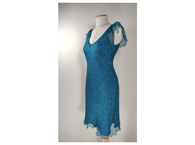 Autre Marque Vestido de seda Pauline B Multicolor - vista 2